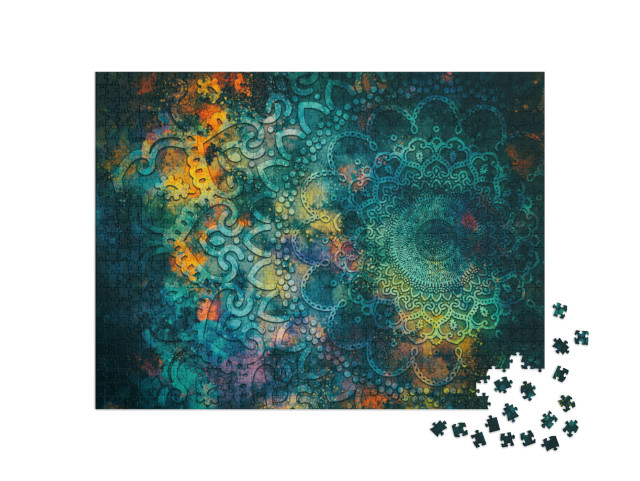 Puzzle 1000 pezzi „Un disegno mandala“