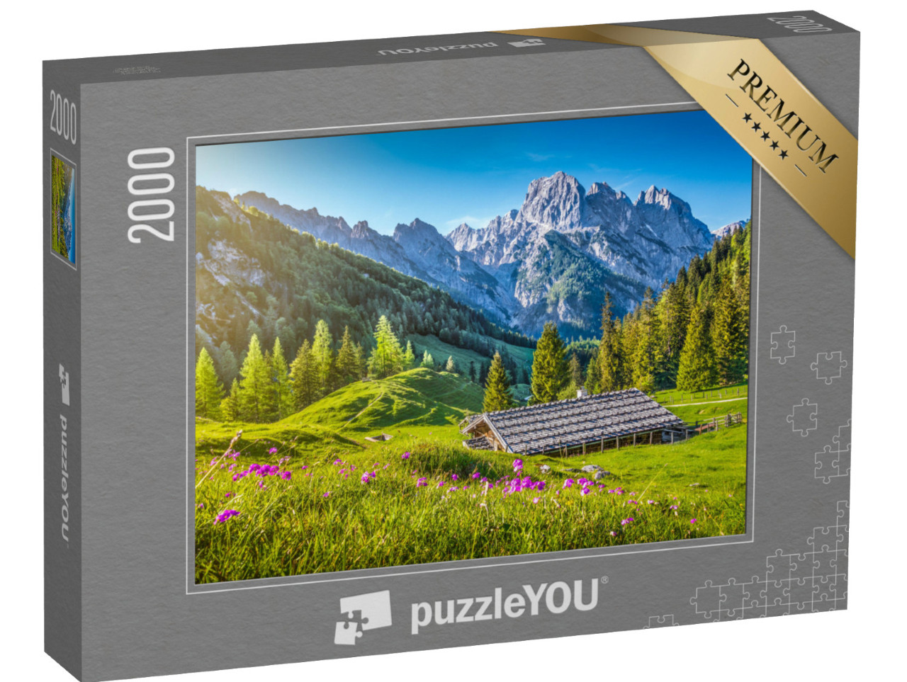 Puzzle 2000 pezzi „Idilliaco paesaggio alpino, Austria“