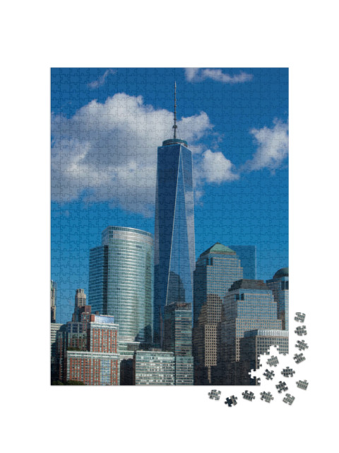 Puzzle 1000 pezzi „Skyline di Lower Manhattan a New York“