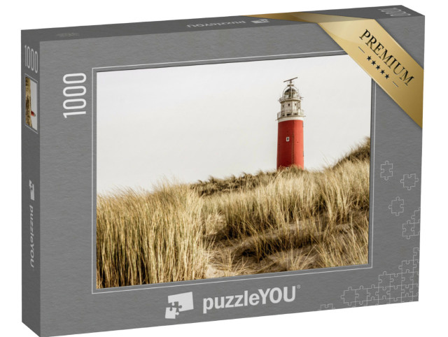Puzzle 1000 pezzi „Il famoso faro rosso sull'isola olandese di Texel“