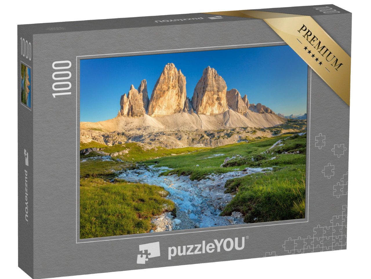 Puzzle 1000 pezzi „Le famose Tre Cime nelle Dolomiti, Italia“