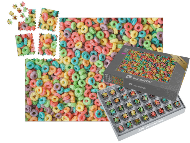 SMART SORTED® | Puzzle 1000 pezzi „Cereali per la colazione colorati“