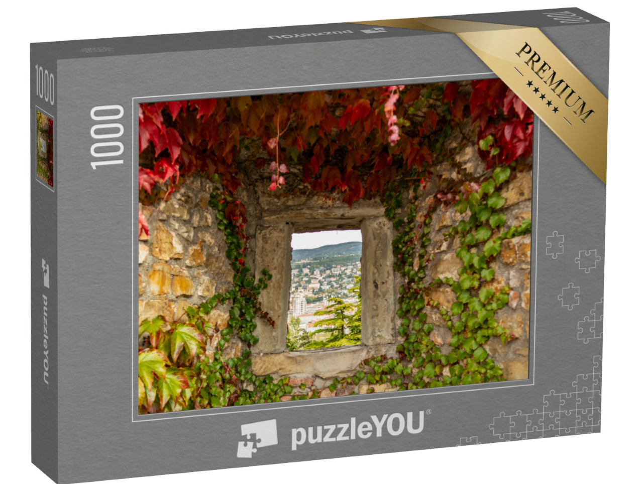 Puzzle 1000 pezzi „Vista del castello di San Giusto a Trieste, Friuli Venezia Giulia - Italia“