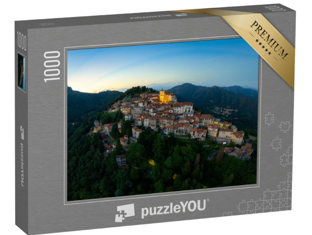 Puzzle 1000 pezzi „Il Sacro Monte di Varese, sito di pellegrinaggio e patrimonio dell'umanità dell'Unesco, Lombardia, Italia“