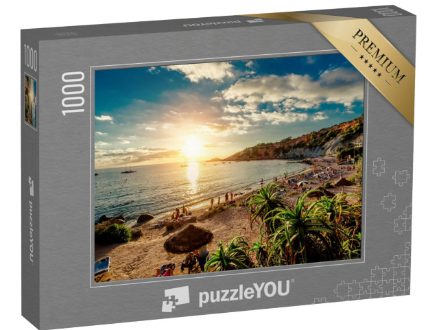 Puzzle 1000 pezzi „Una spiaggia al tramonto, Ibiza“