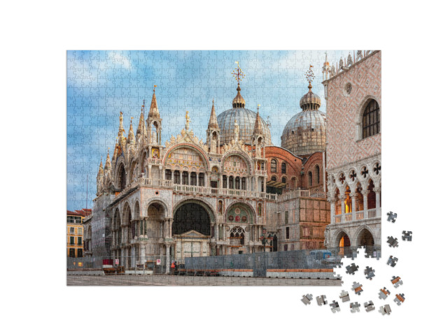 Puzzle 1000 pezzi „Basilica di San Marco a Venezia, Italia“