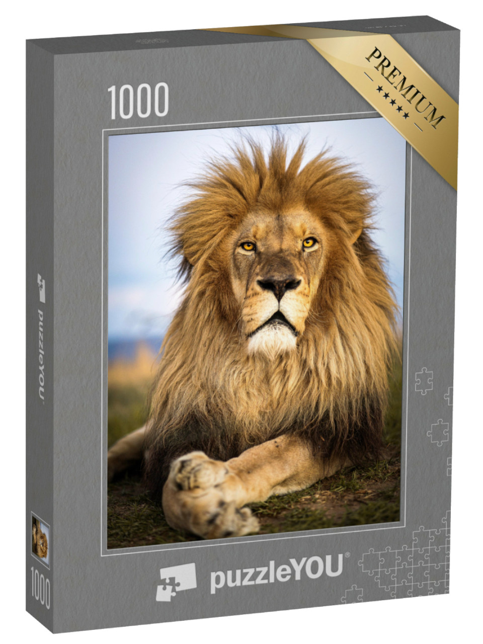 Puzzle 1000 pezzi „Leoni selvatici in Sudafrica“