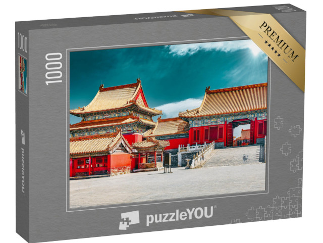 Puzzle 1000 pezzi „Il parco del Museo della Città Proibita a Pechino, Cina“