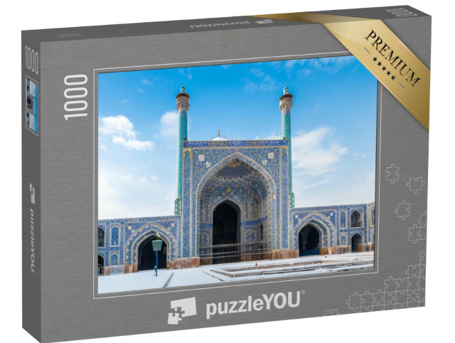 Puzzle 1000 pezzi „Cortile interno della moschea Shah a Isfahan, Iran“