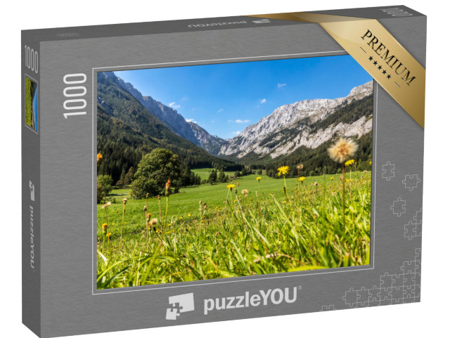 Puzzle 1000 pezzi „La catena montuosa dell'Hochschwab con la cima dell'Aflenzer Staritzen“