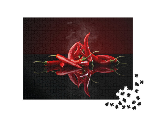 Puzzle 1000 pezzi „Peperoncino rosso“