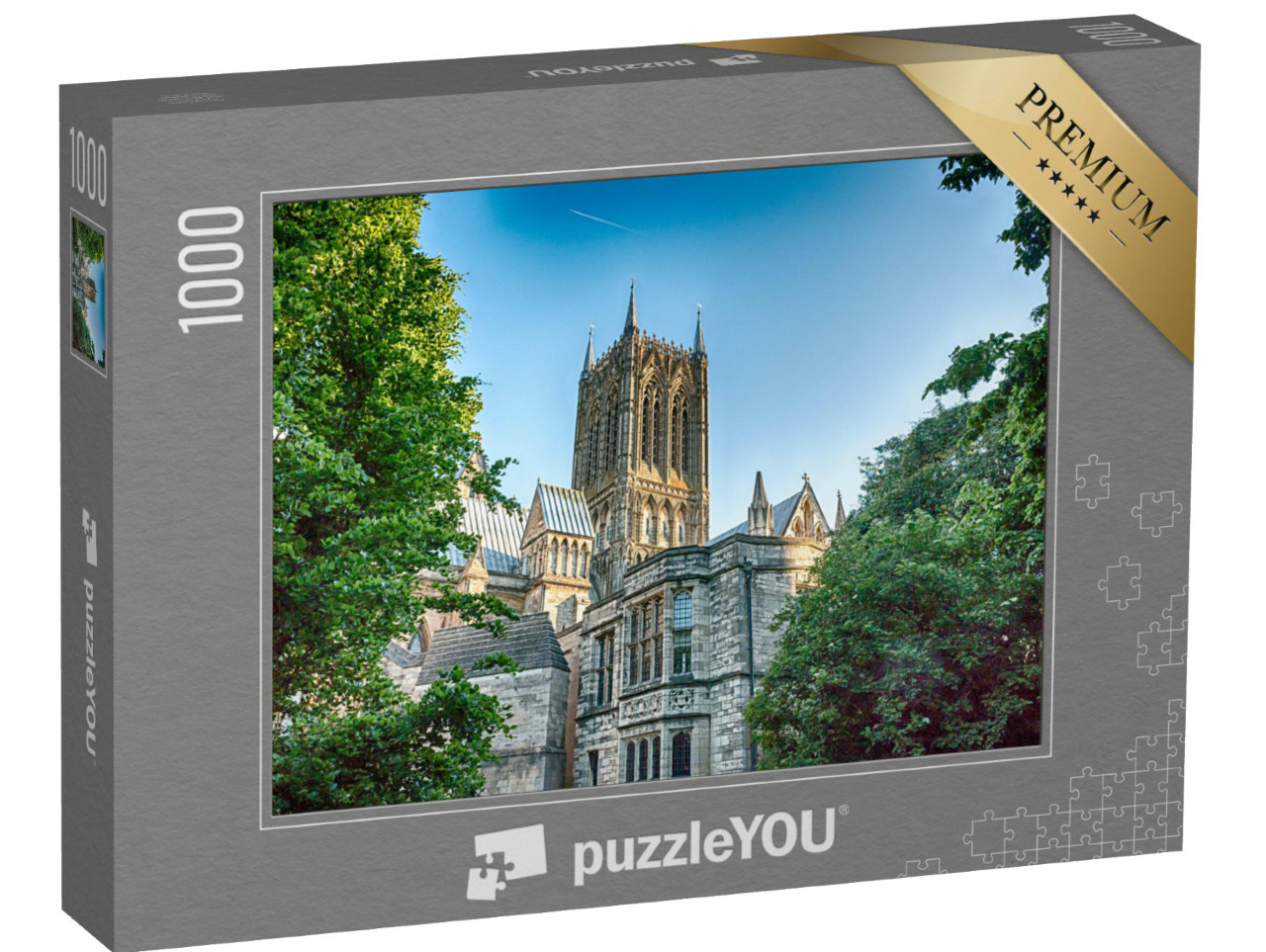 Puzzle 1000 pezzi „Cattedrale della Beata Vergine Maria di Lincoln“