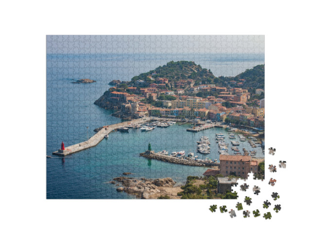 Puzzle 1000 pezzi „Isola del Giglio Porto“