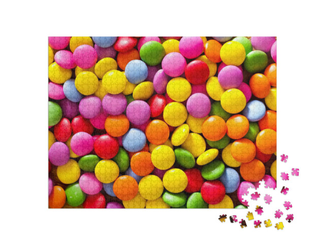 Puzzle 1000 pezzi „Dolci colorati“