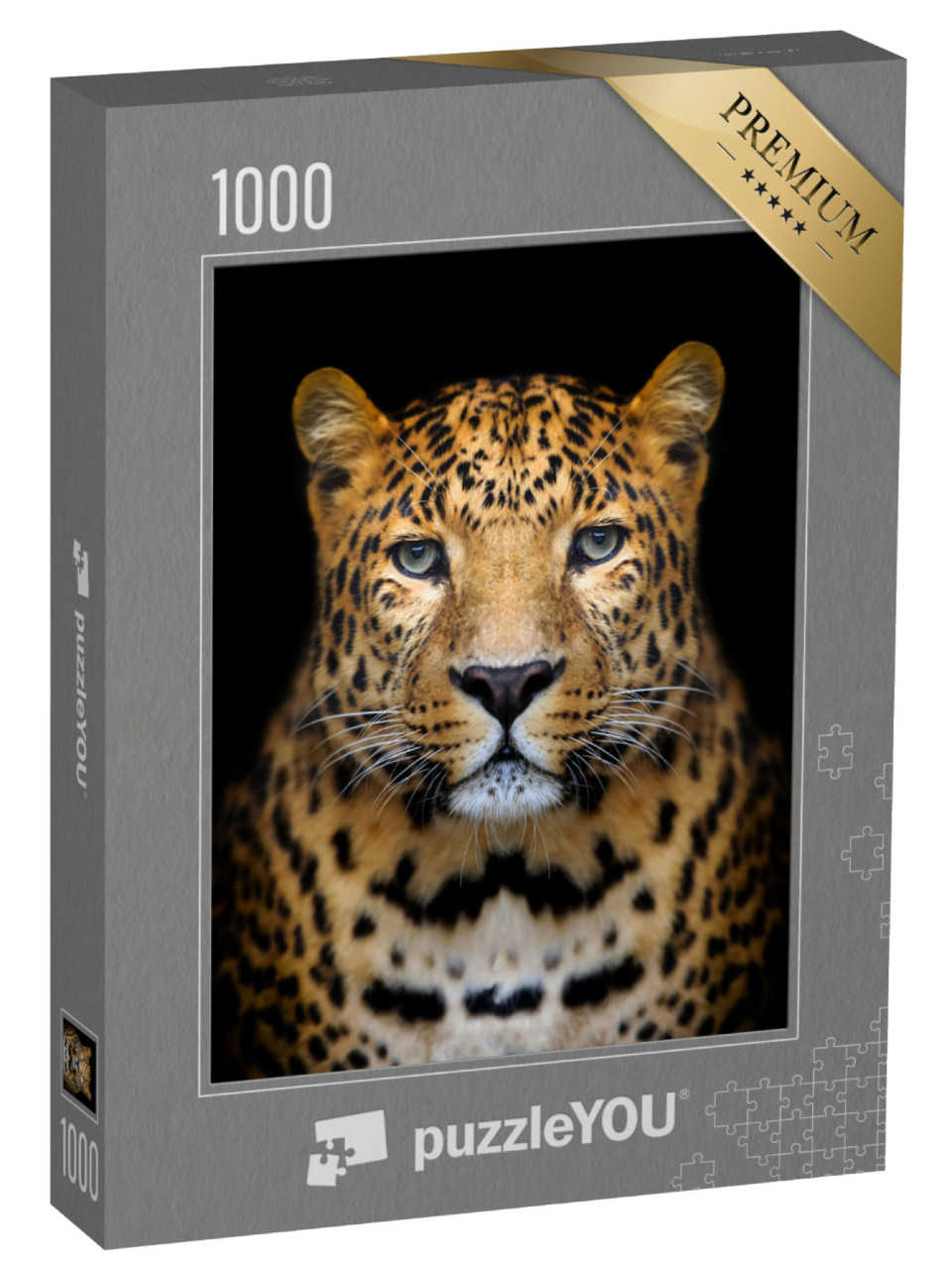 Puzzle 1000 pezzi „Primo piano del leopardo“