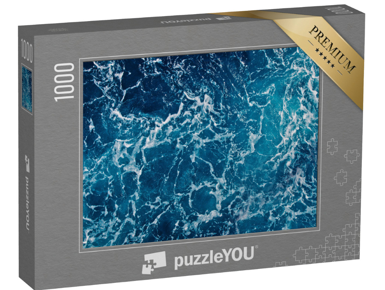 Puzzle 1000 pezzi „Vista aerea di una superficie di acqua marina“