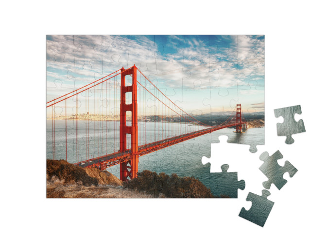 Puzzle 48 pezzi „Ponte del Golden Gate, San Francisco, USA“