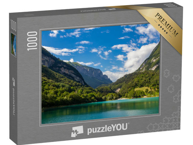 Puzzle 1000 pezzi „Lago di Tenno, Trentino, Italia“