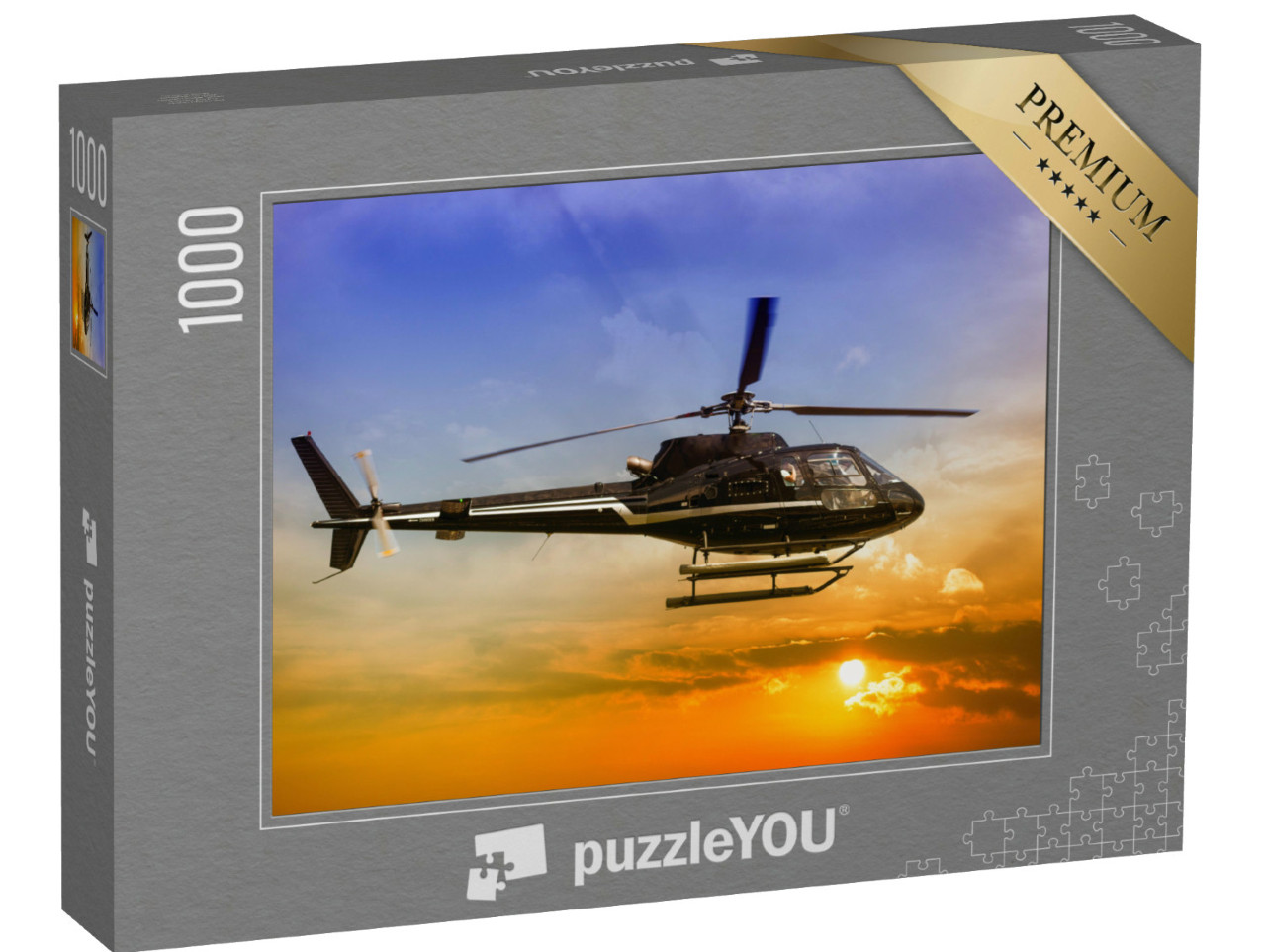 Puzzle 1000 pezzi „Elicottero per visite turistiche“