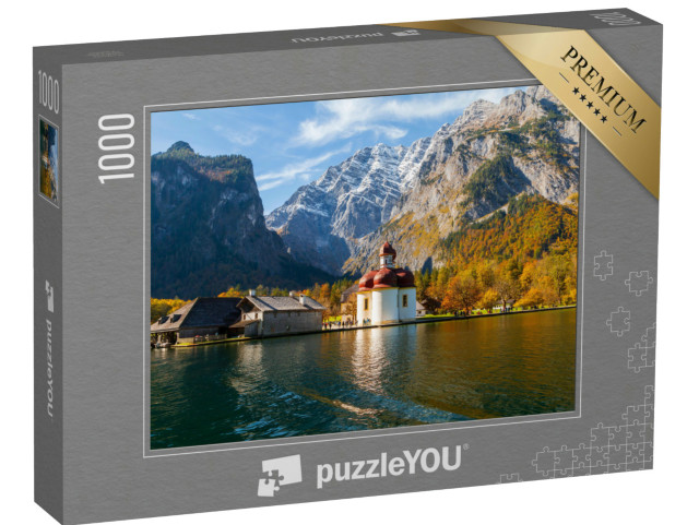 Puzzle 1000 pezzi „St. Bartholomä am Königssee, Baviera, Germania“