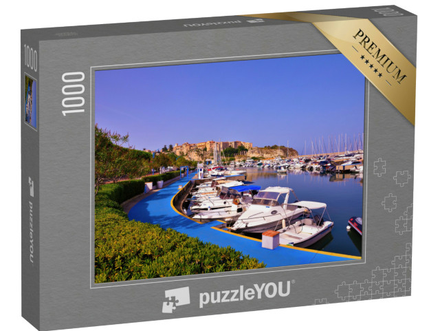 Puzzle 1000 pezzi „il porto turistico di Tropea Italia“