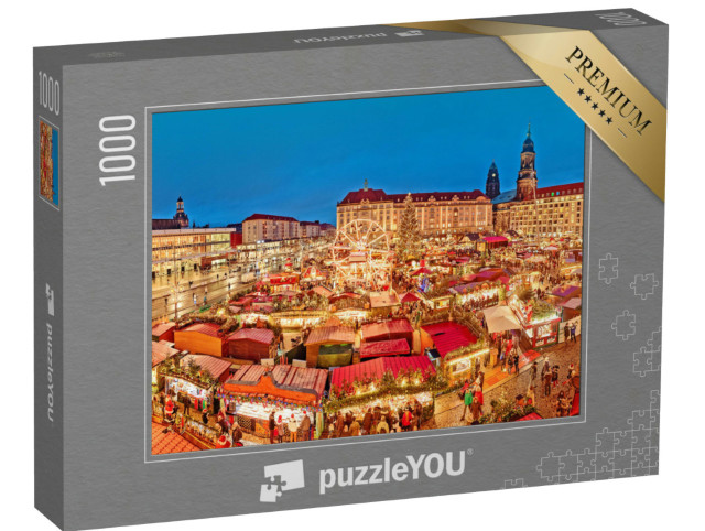 Puzzle 1000 pezzi „Dresda a Natale, Germania“