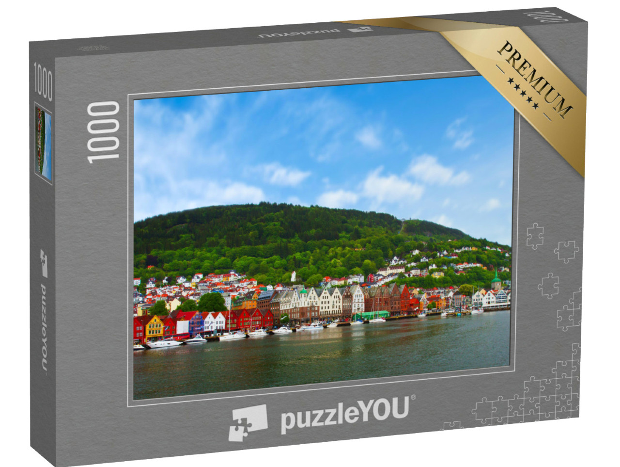 Puzzle 1000 pezzi „Città di Bergen, Norvegia“