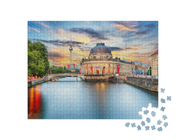 Puzzle 1000 pezzi „Isola dei musei sulla Sprea, Berlino“