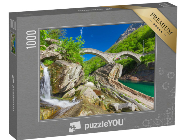 Puzzle 1000 pezzi „Ponte in pietra a doppia arcata vicino al Ponte dei Salti“