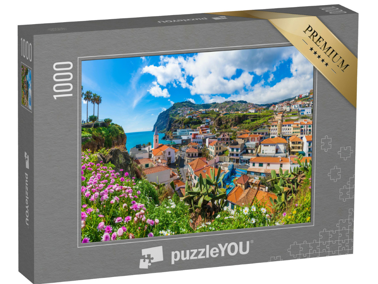 Puzzle 1000 pezzi „Panorama di Camara de Lobos, Madeira, Portogallo“