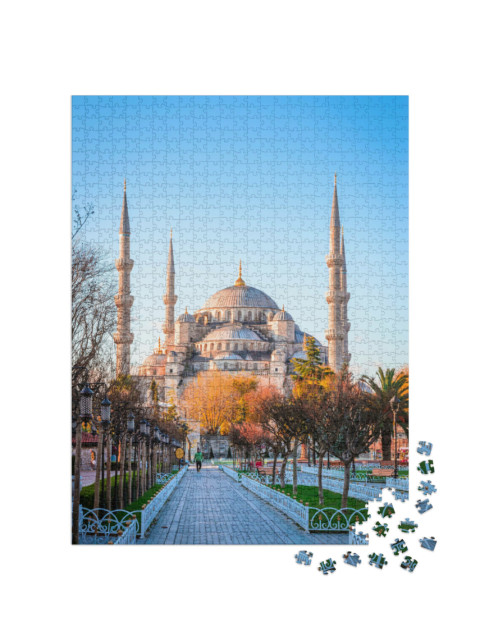 Puzzle 1000 pezzi „La Moschea Blu di Istanbul“