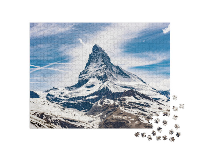 Puzzle 1000 pezzi „Cervino, Alpi svizzere“