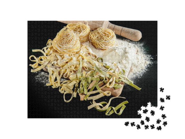 Puzzle 1000 pezzi „Pasta fresca, fatta in casa“