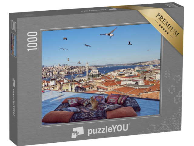 Puzzle 1000 pezzi „Impressione su Istanbul, Turchia“