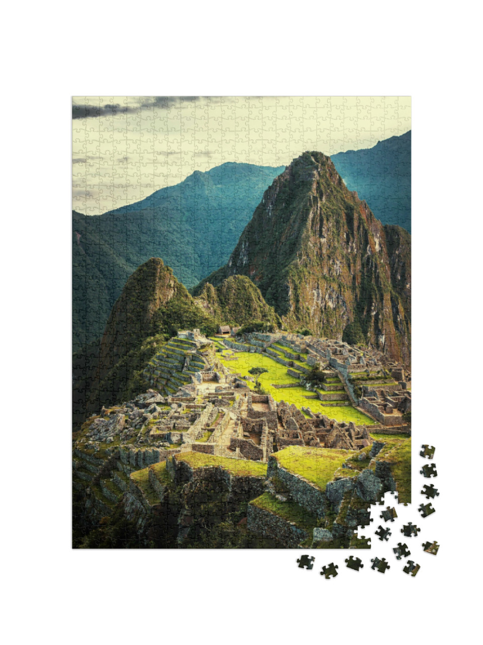 Puzzle 1000 pezzi „Machu Picchu al tramonto“