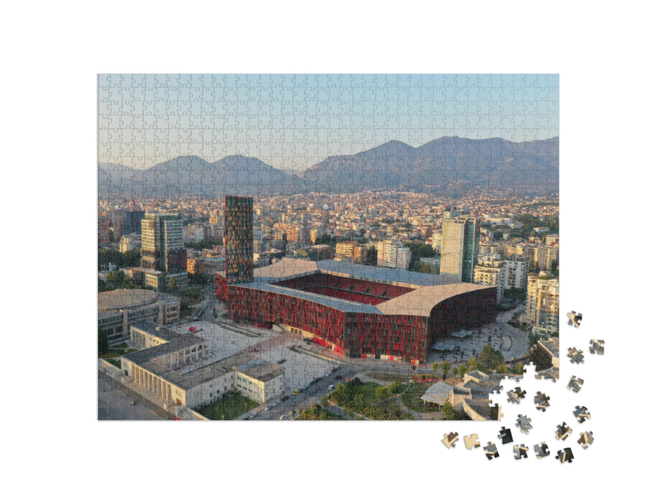 Puzzle 1000 pezzi „Stadio Air Albania a Tirana“