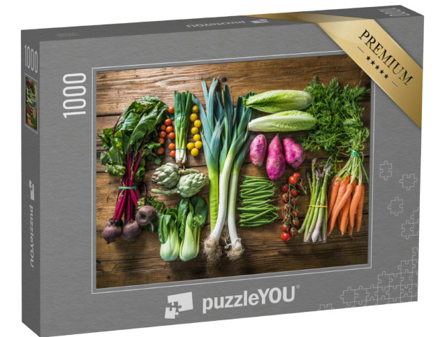 Puzzle 1000 pezzi „Verdure fresche dal mercato locale“