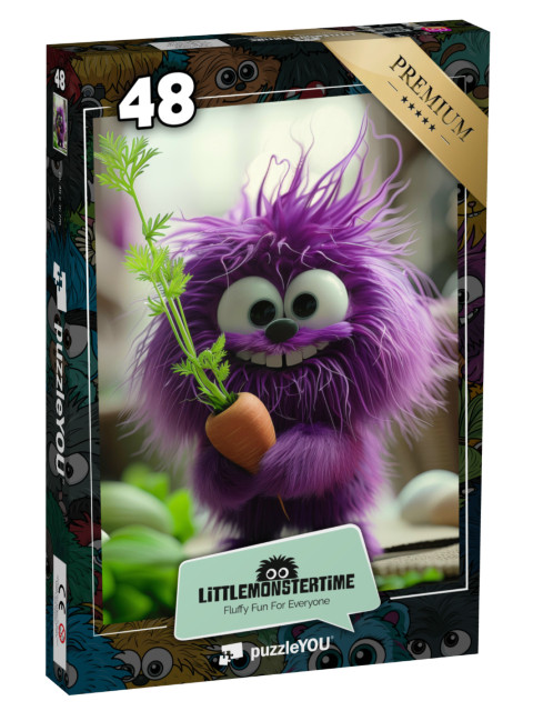 Puzzle 48 pezzi „LITTLEMONSTERTIME: Mordicchio“