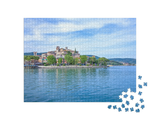Puzzle 1000 pezzi „Italia,Umbria,Lago Trasimeno,Passignano Sul Trasimeno“