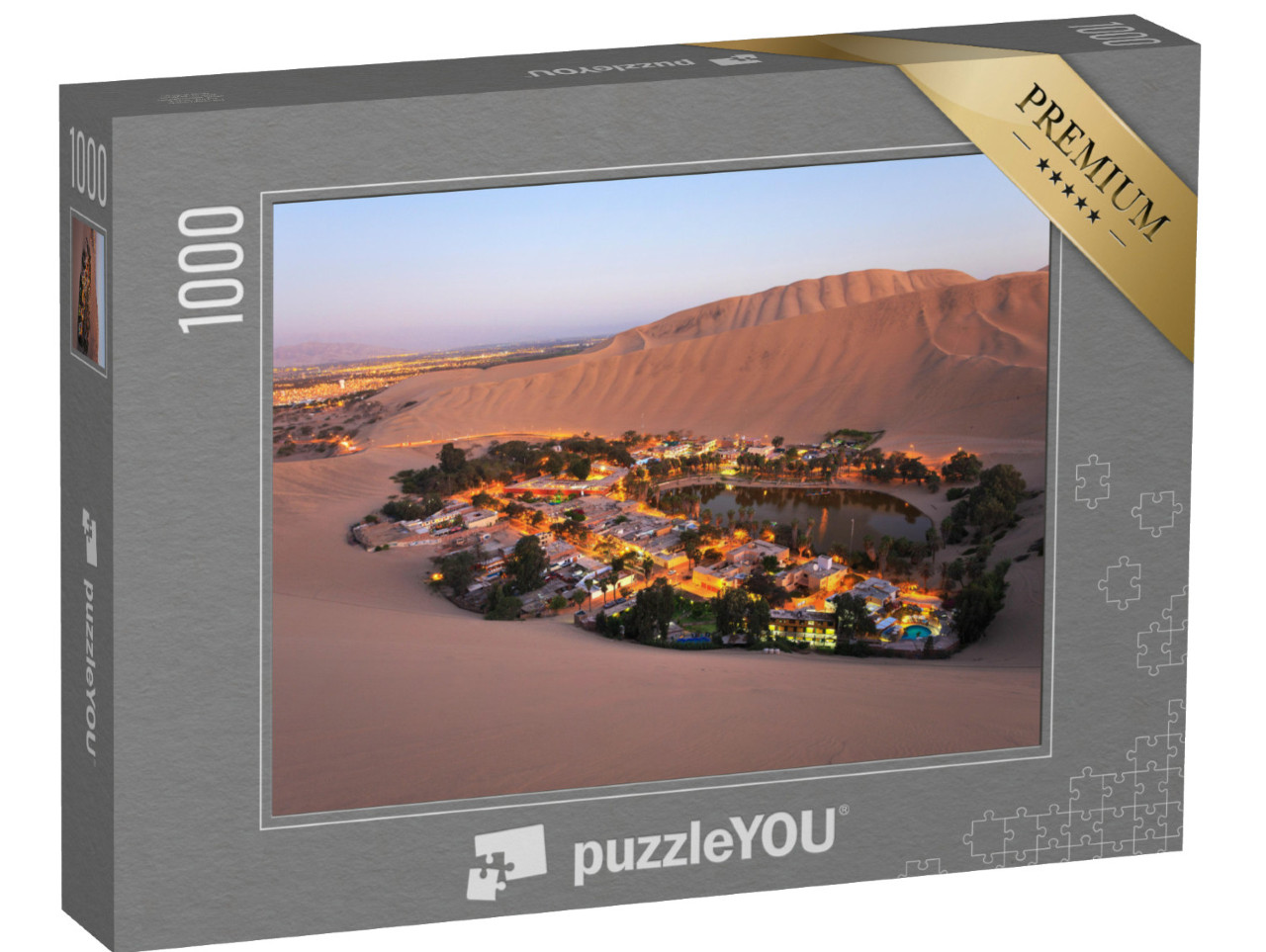 Puzzle 1000 pezzi „Deserto di Atacama, Oasi di Huacachina, Perù“