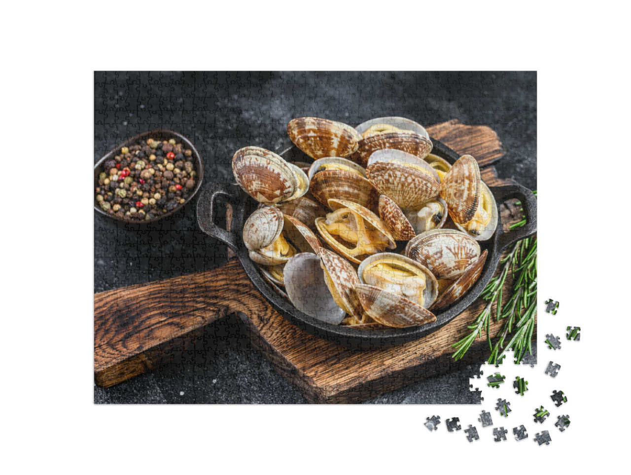 Puzzle 1000 pezzi „Cozze vongole“