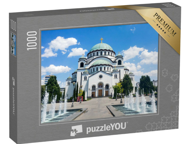Puzzle 1000 pezzi „Chiesa di San Sava a Belgrado, Serbia“