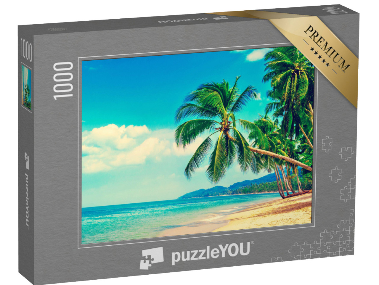 Puzzle 1000 pezzi „Spiaggia tropicale paradisiaca“