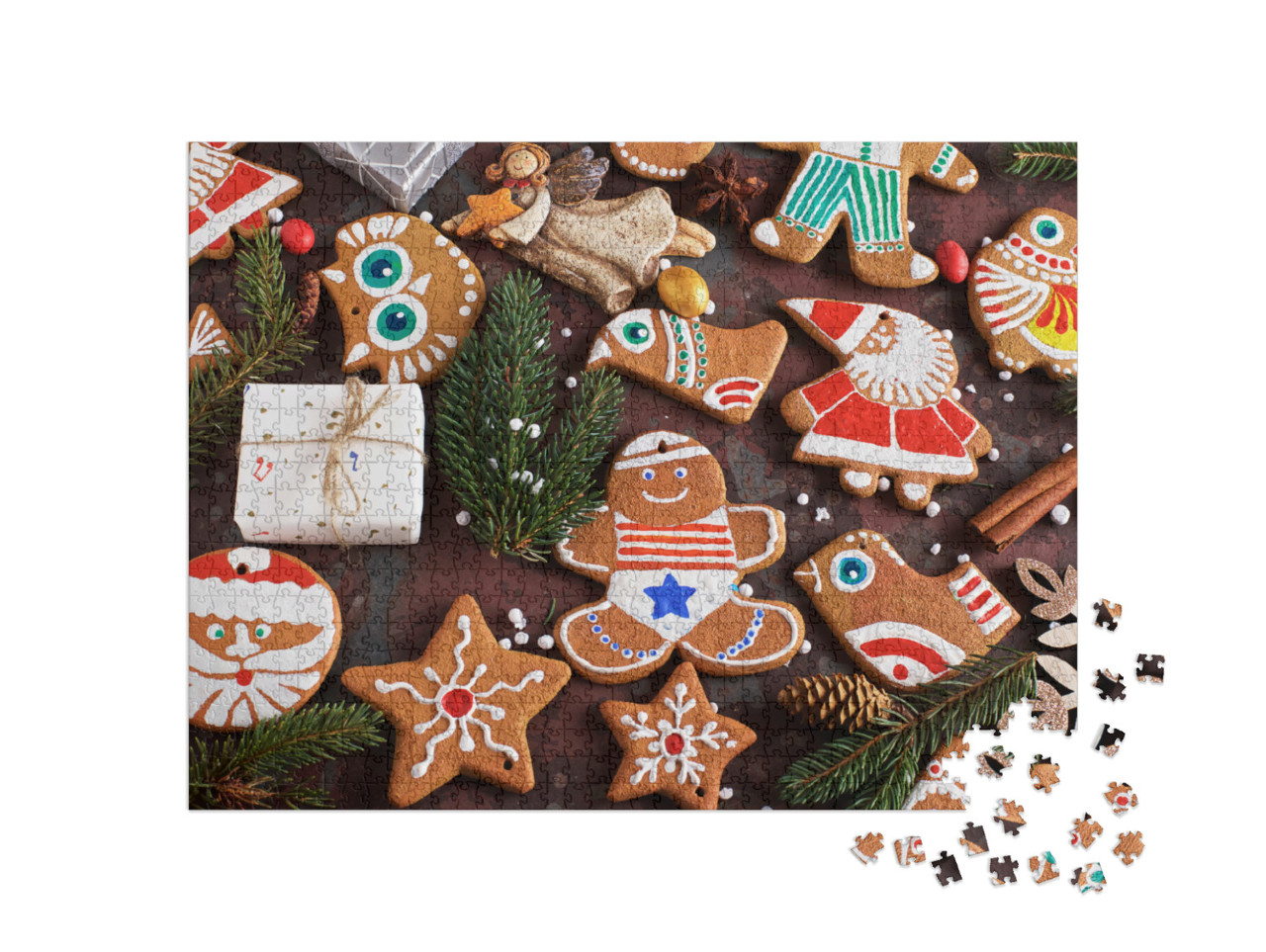 Puzzle 1000 pezzi „Biscotti di Natale fatti in casa“