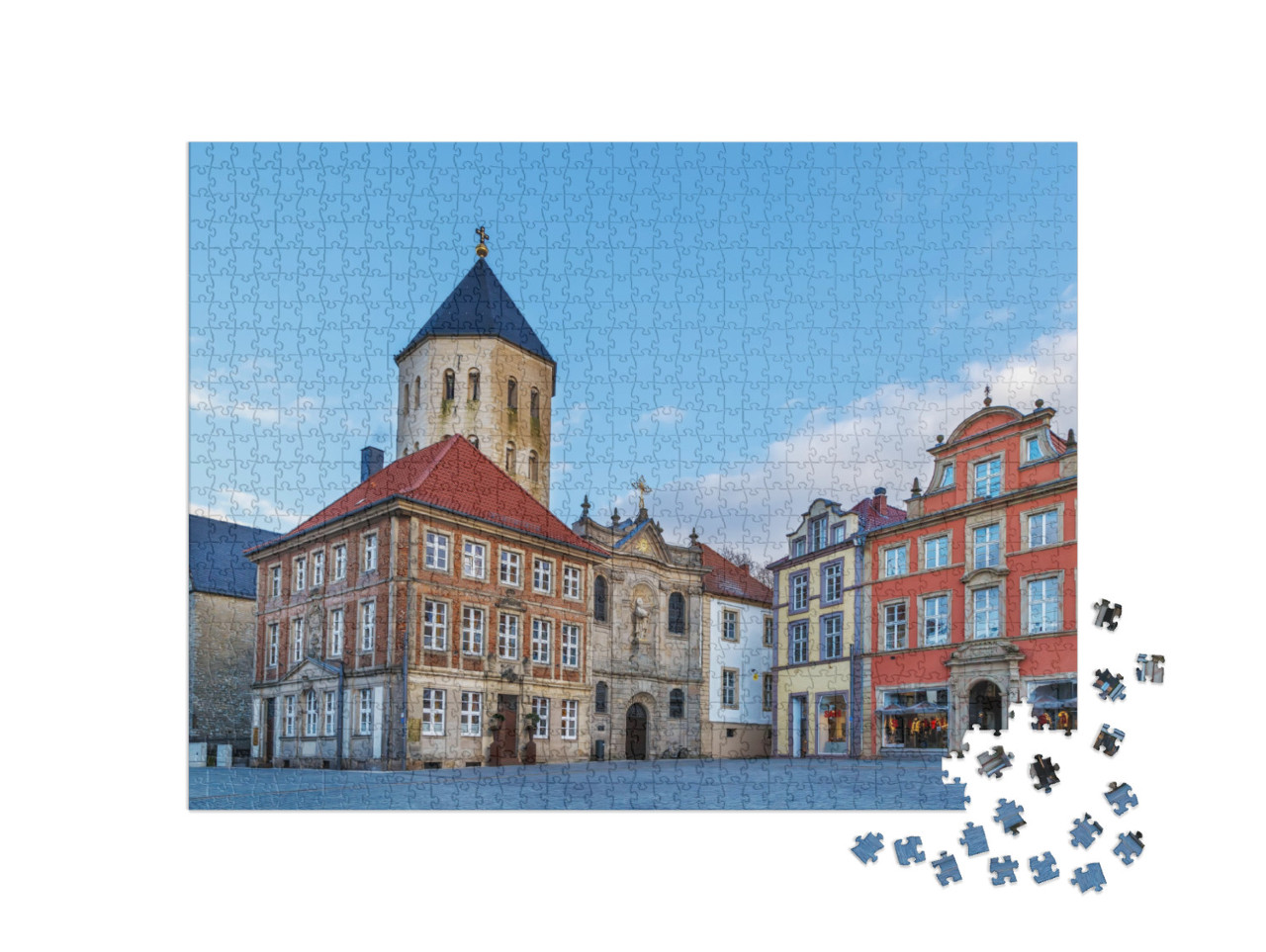 Puzzle 1000 pezzi „Mercato di Paderborn“