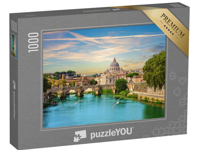 Puzzle 1000 pezzi „La Cattedrale di San Pietro sul Ponte Elia, Roma, Italia“