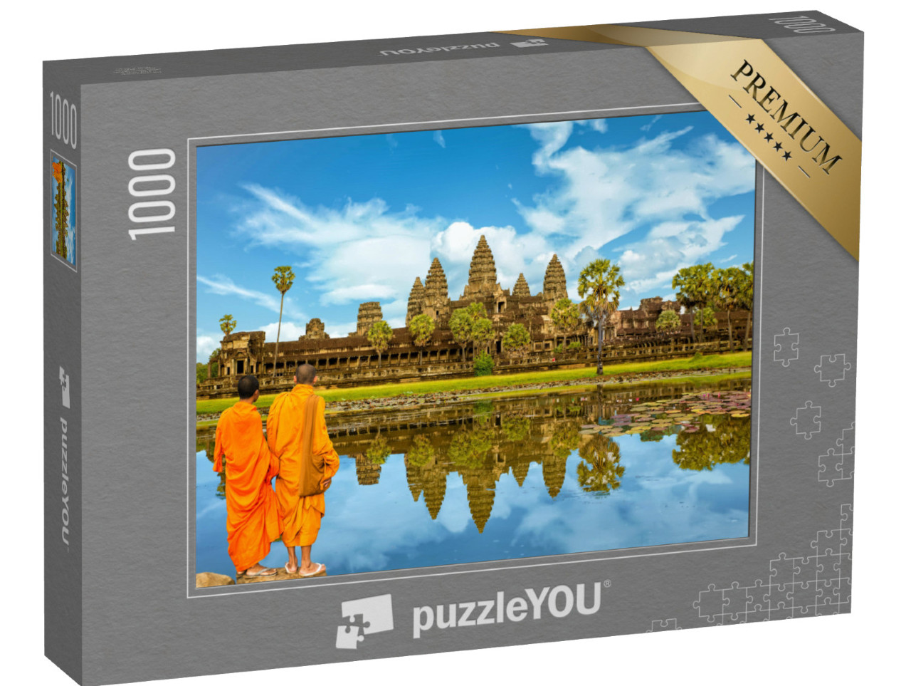 Puzzle 1000 pezzi „Angkor Wat: complesso di templi e monumento religioso più grande del mondo, Cambogia“