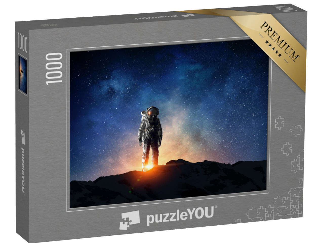 Puzzle 1000 pezzi „Un astronauta e la sua missione“