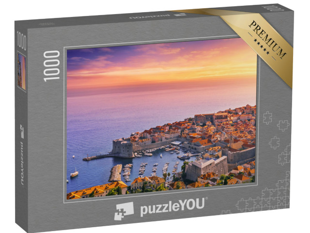 Puzzle 1000 pezzi „Tramonto su Dubrovnik“