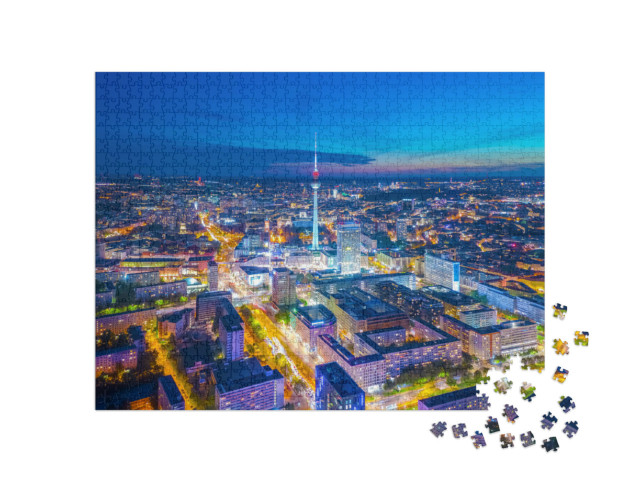 Puzzle 1000 pezzi „Berlino di notte“